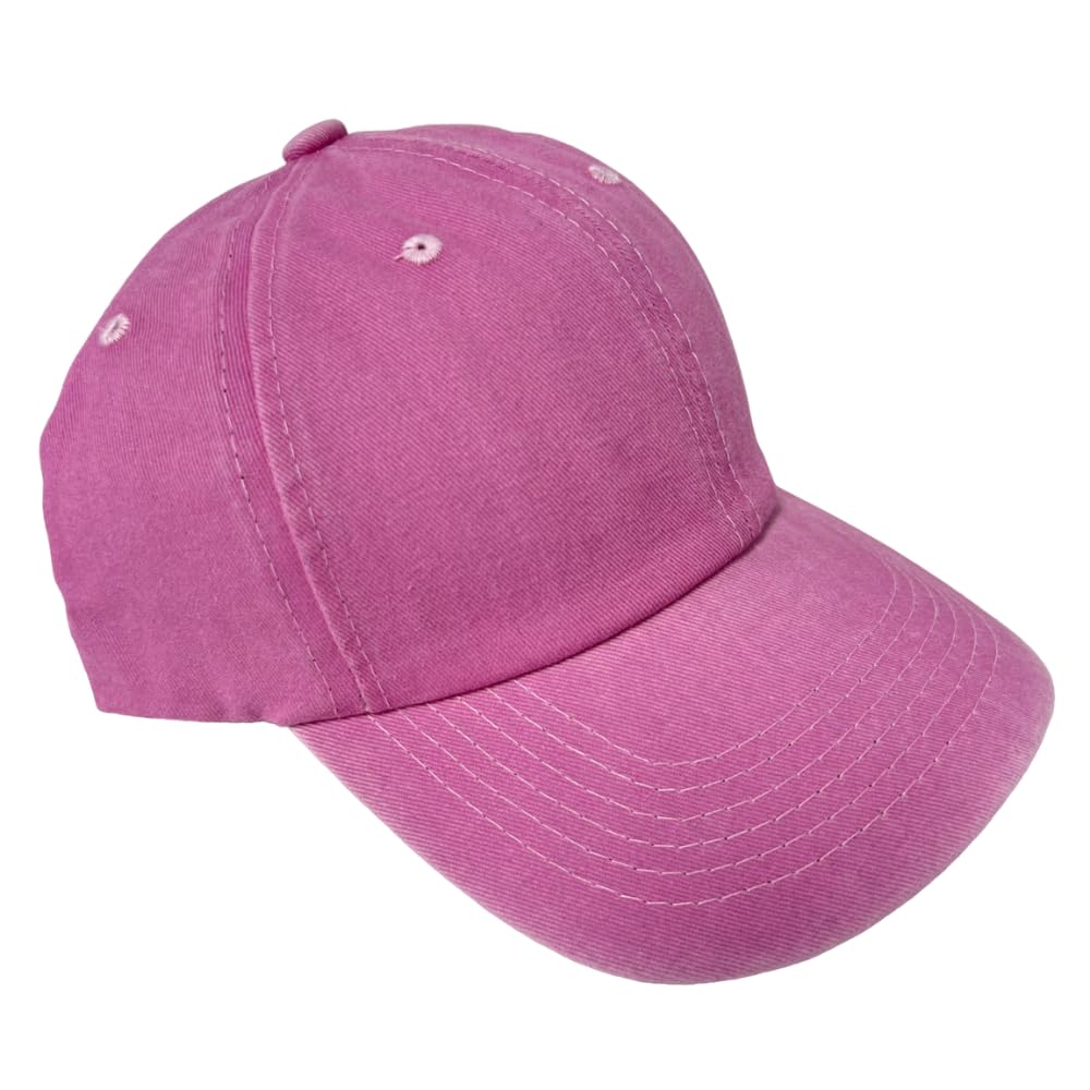 Roytrense Unisex 100% Cotton Washed Low Profile Dad Hat - Adjustable Baseball Cap for Outdoor Activities