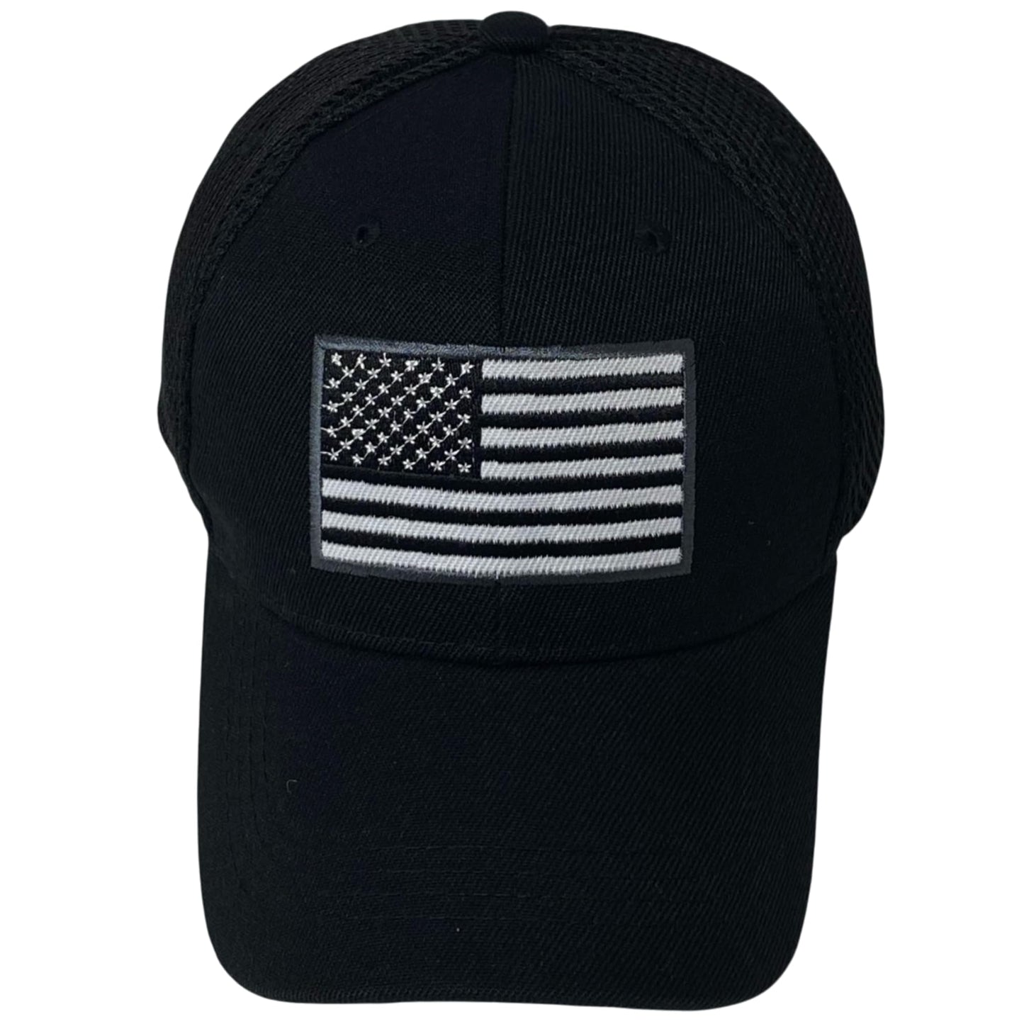 Roytrense Unisex Embroidered Flag Baseball Cap – Patriotic Mesh Dad Hat