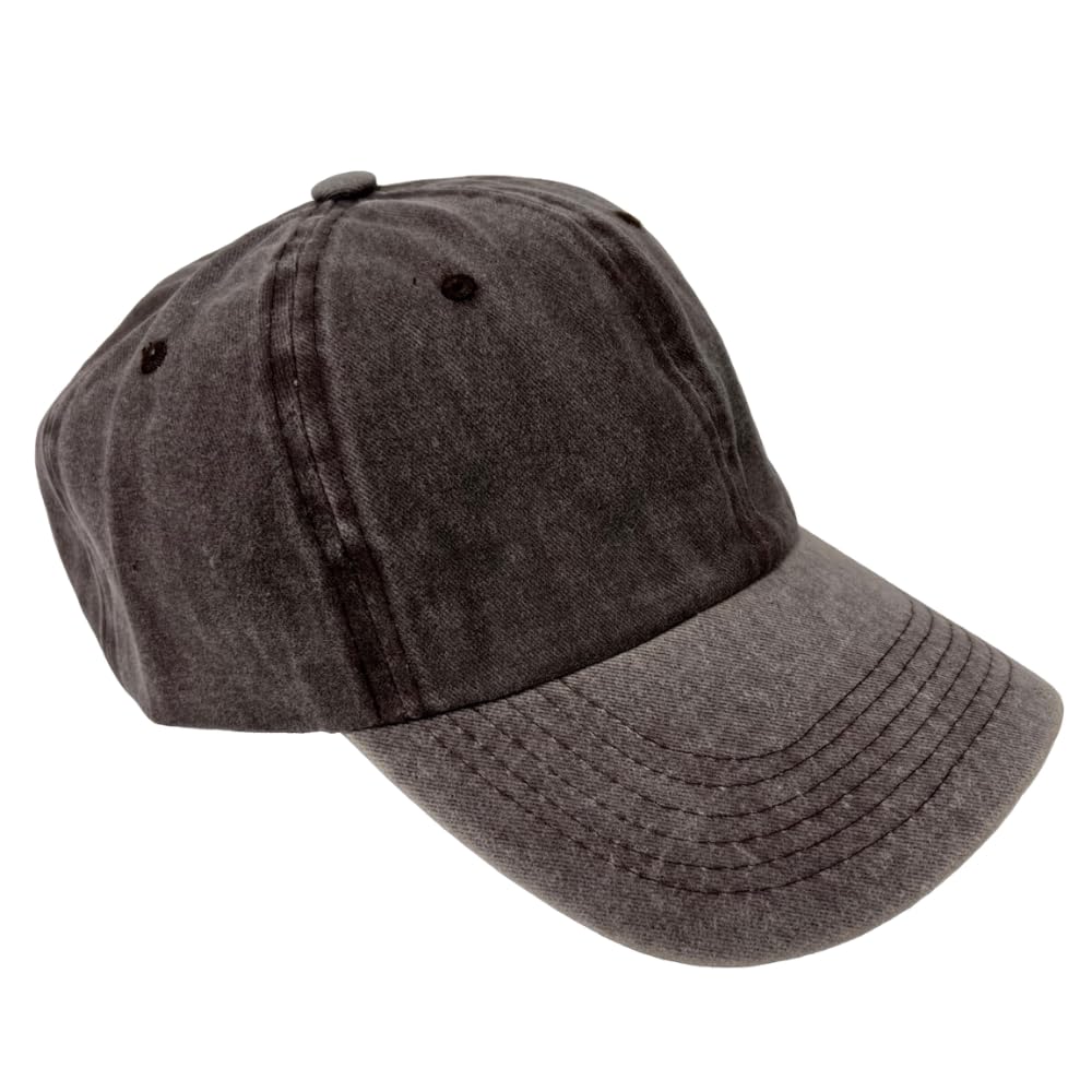 Roytrense Unisex 100% Cotton Washed Low Profile Dad Hat - Adjustable Baseball Cap for Outdoor Activities
