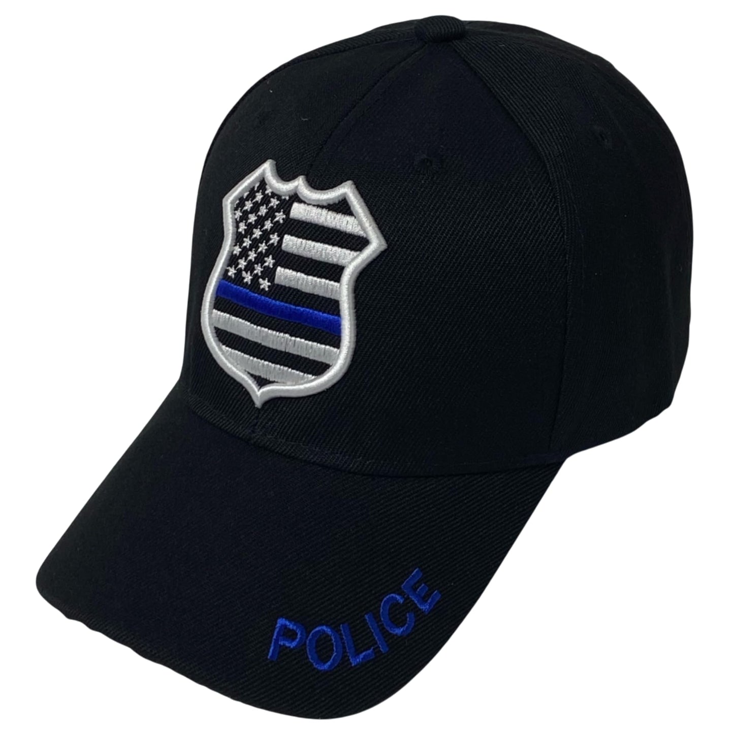 Roytrense Unisex Embroidered Blue Line Badge Baseball Cap – Patriotic Law Enforcement Support Hat