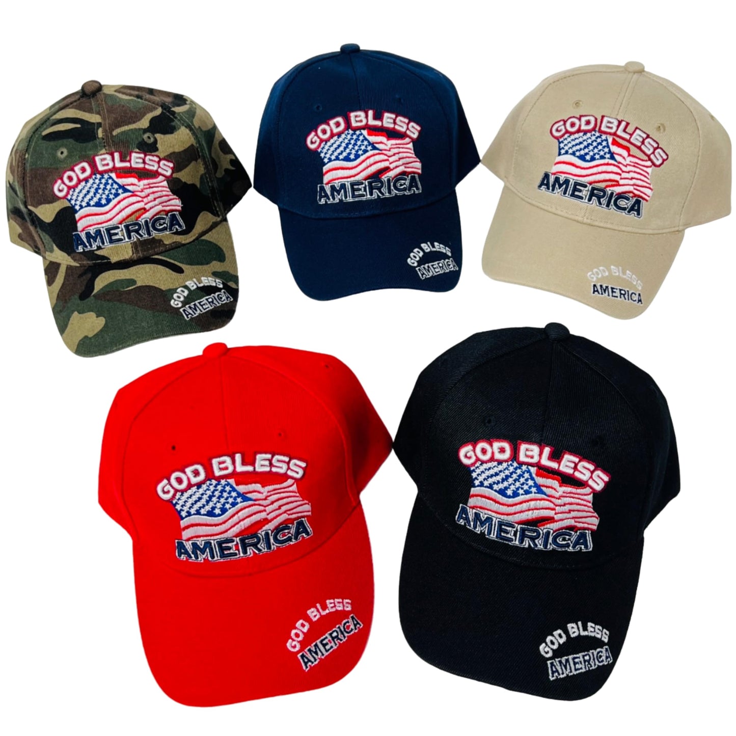 Roytrense Unisex Americana Adjustable Baseball Cap