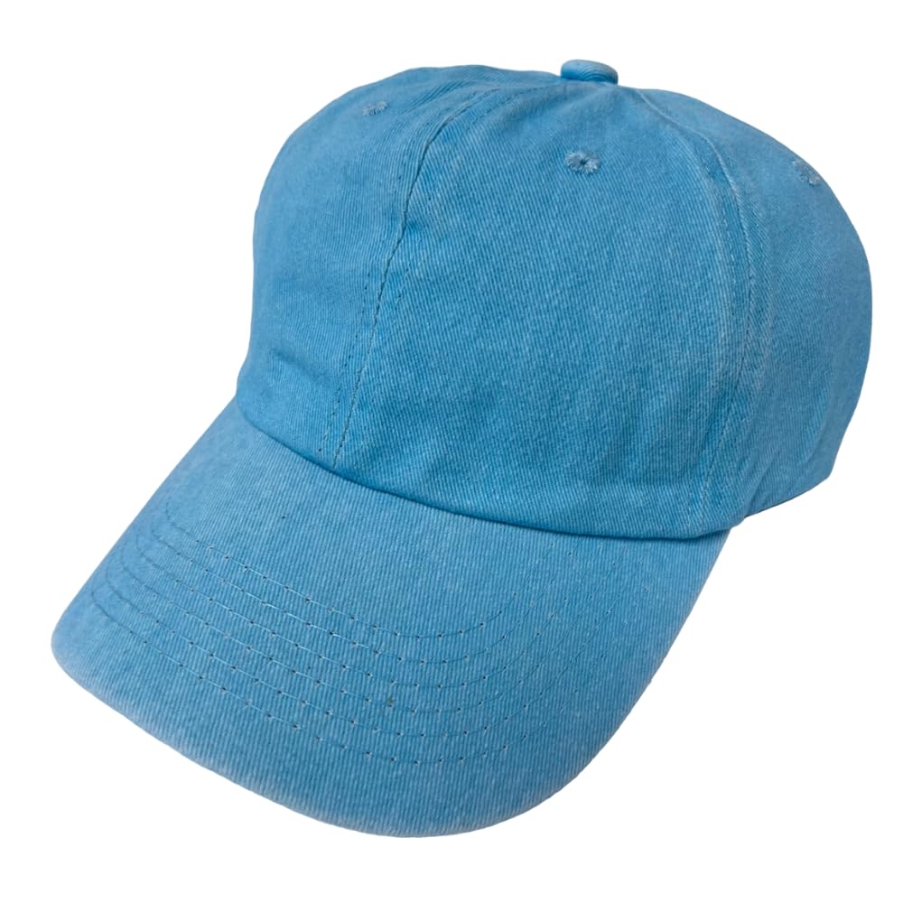Roytrense Unisex 100% Cotton Washed Low Profile Dad Hat - Adjustable Baseball Cap for Outdoor Activities