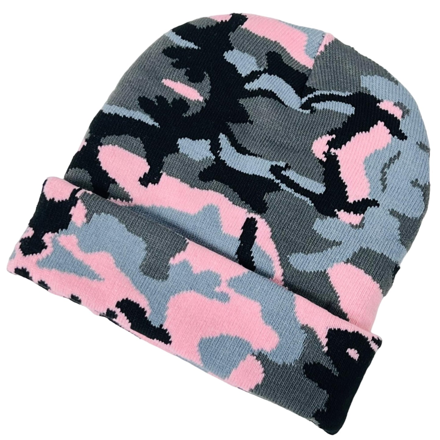 Super Soft Unisex Camo Print Winter Knit Beanie