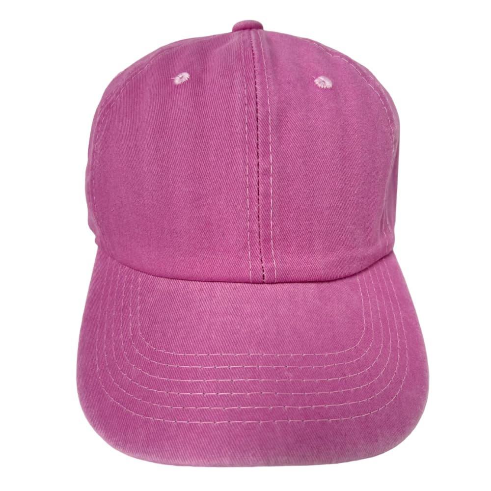 Roytrense Unisex 100% Cotton Washed Low Profile Dad Hat - Adjustable Baseball Cap for Outdoor Activities
