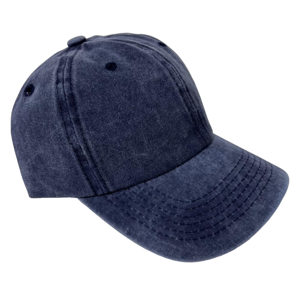 Roytrense Unisex 100% Cotton Washed Low Profile Dad Hat - Adjustable Baseball Cap for Outdoor Activities