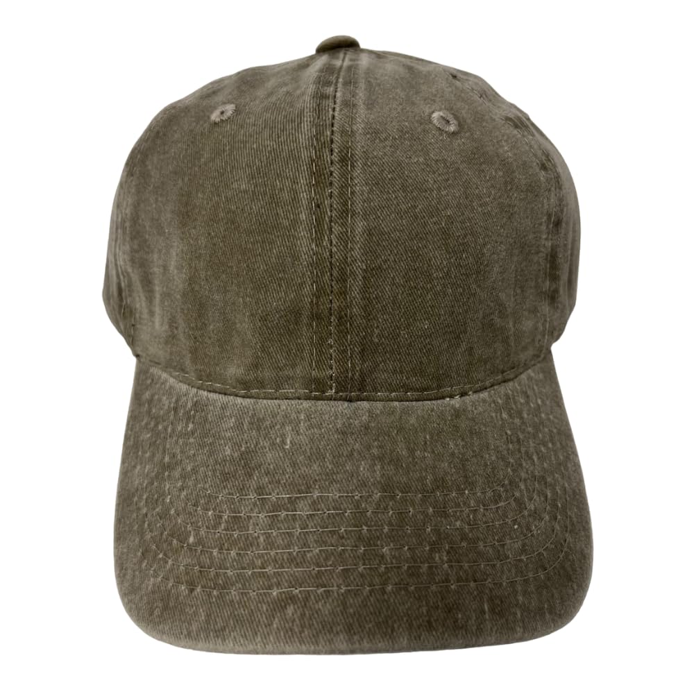 Roytrense Unisex 100% Cotton Washed Low Profile Dad Hat - Adjustable Baseball Cap for Outdoor Activities
