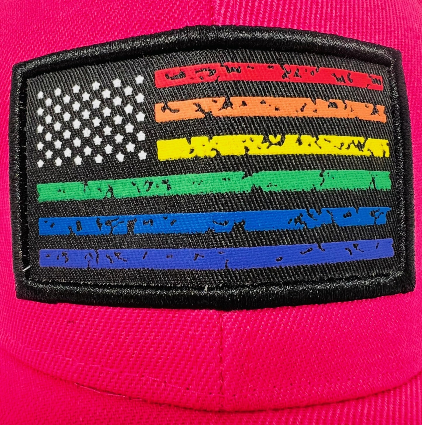 Unisex Rainbow Pride Adjustable Baseball Cap Rainbow Flag