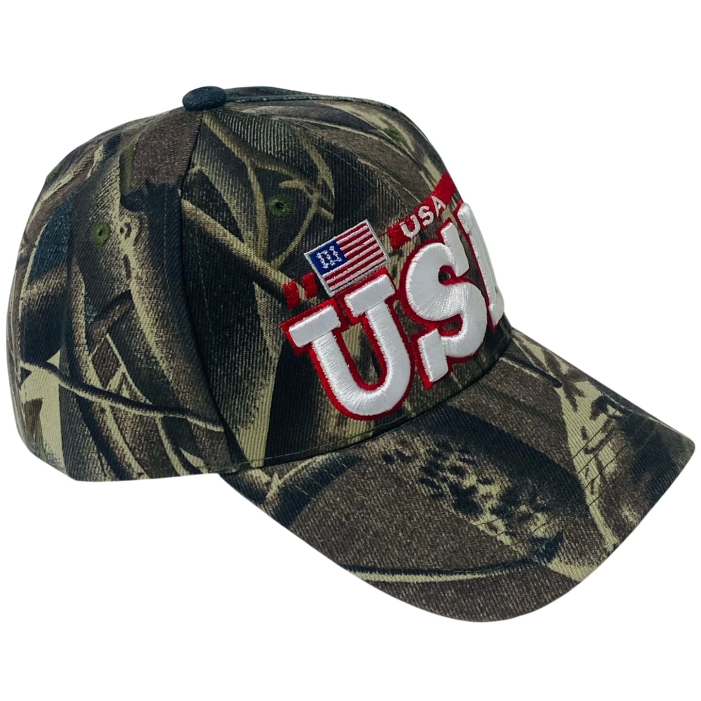 Roytrense Unisex Embroidered USA Flag Hat – Adjustable Patriotic Baseball Cap