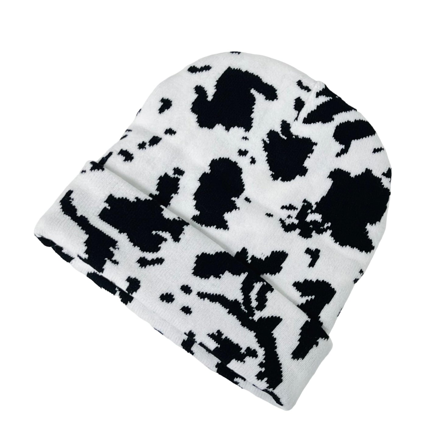 Child Unisex Animal Print Winter Knit Beanie