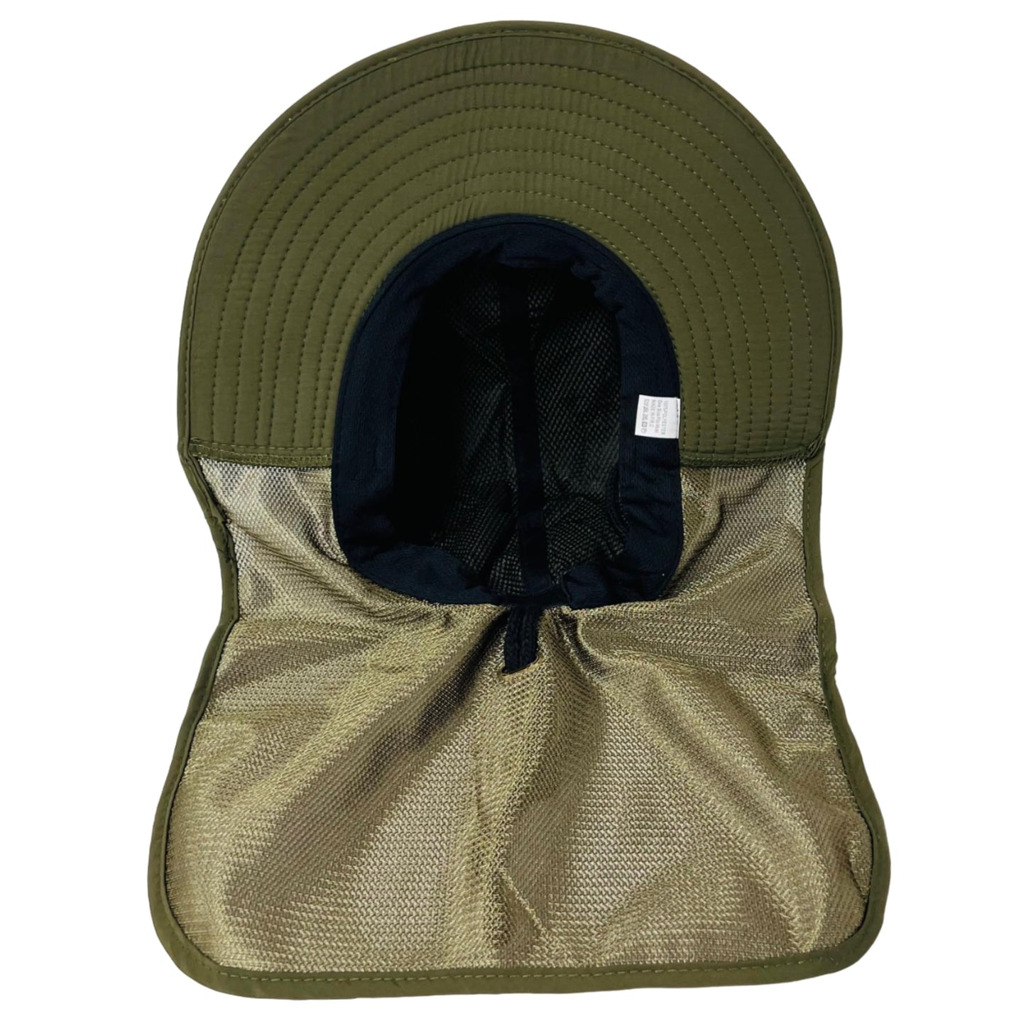 Packable and Adjustable Mesh Boonie Sun Hat with Mesh Neck Flap