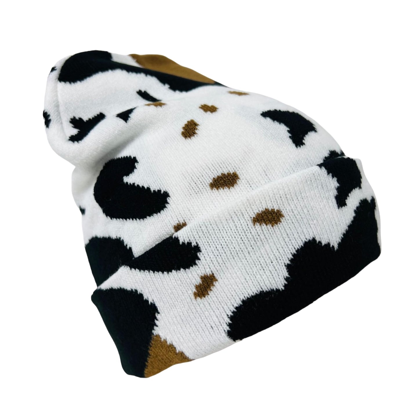 Child Unisex Animal Print Winter Knit Beanie