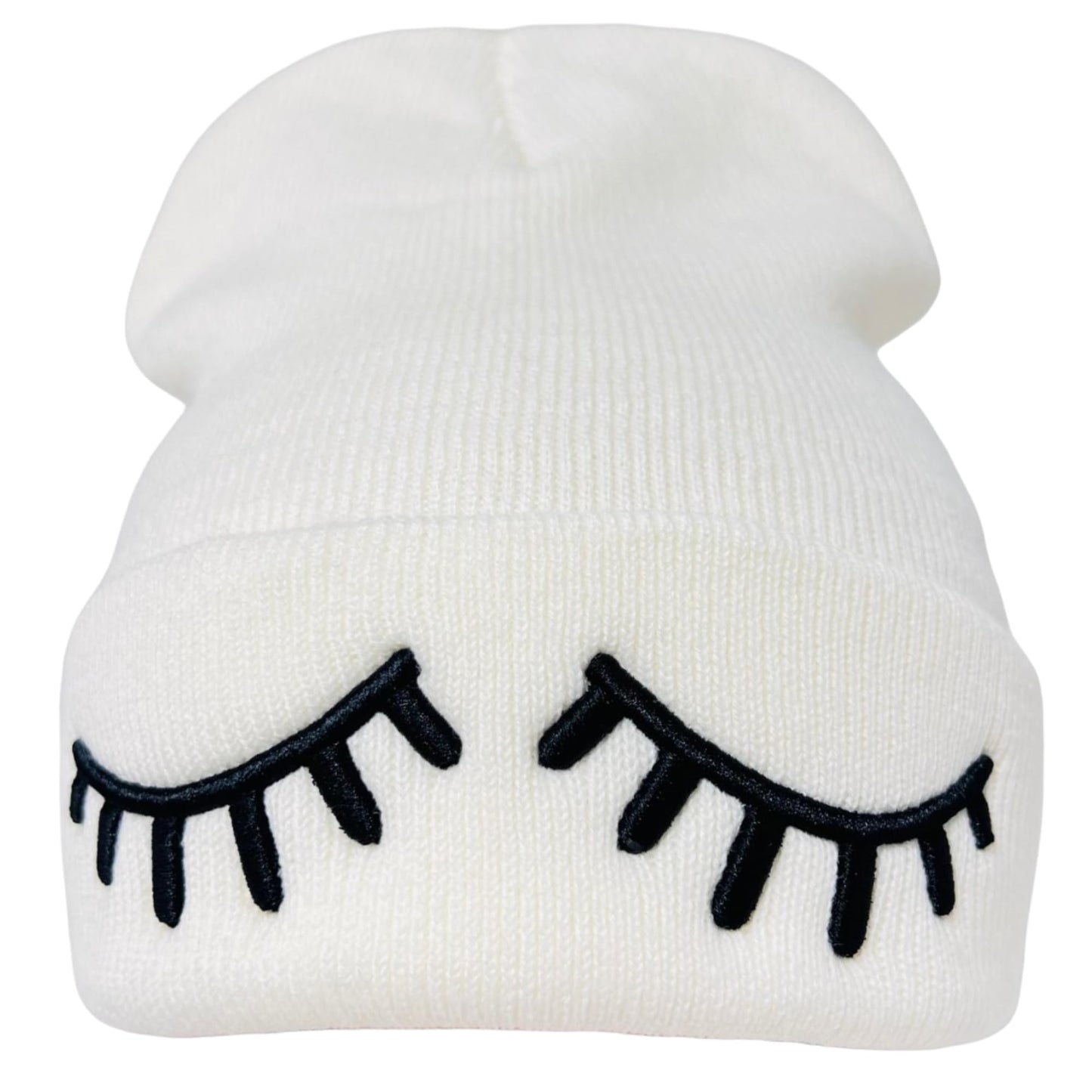 Unisex Embroidered Expression Mood Winter Knit Beanie