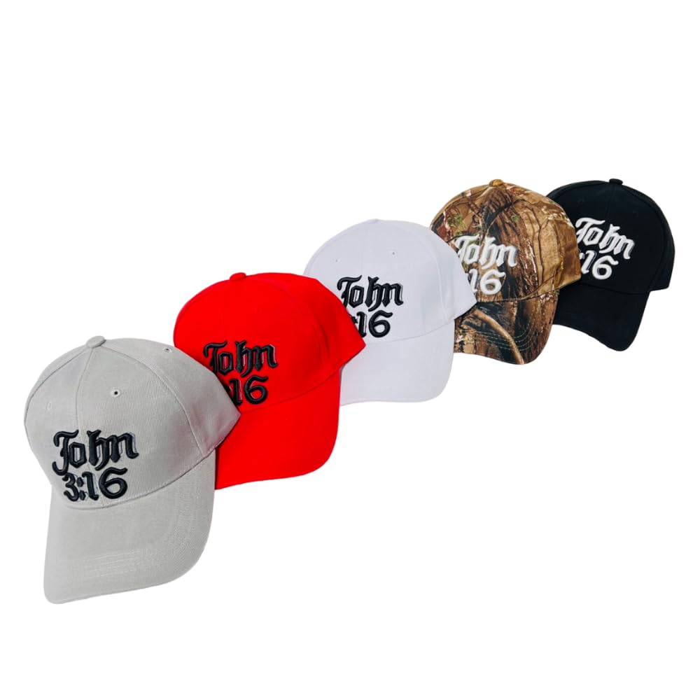 John 3:16 - Unisex Religious 3D Embroidered Baseball Cap