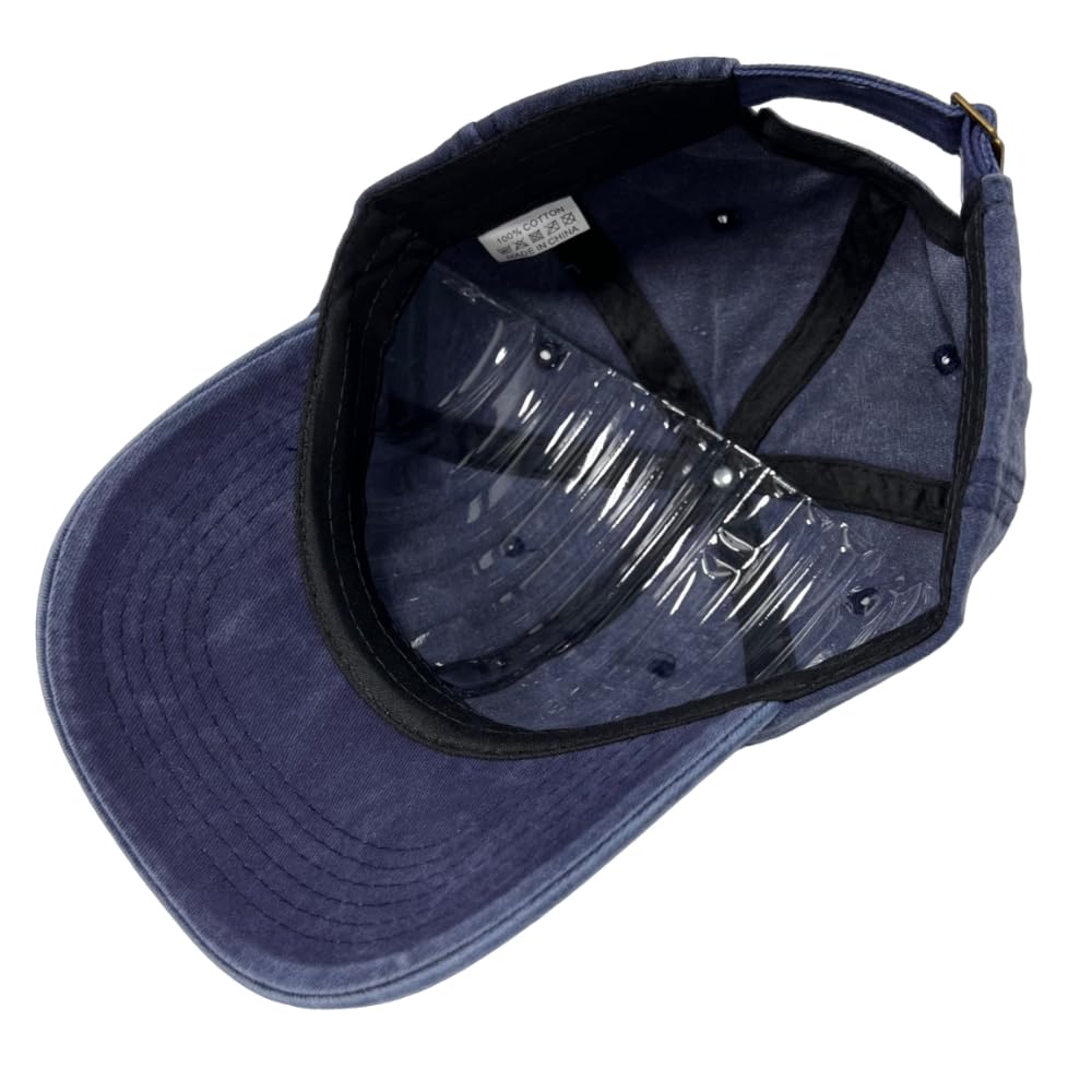 Roytrense Unisex 100% Cotton Washed Low Profile Dad Hat - Adjustable Baseball Cap for Outdoor Activities
