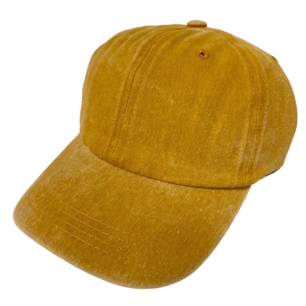 Roytrense Unisex 100% Cotton Washed Low Profile Dad Hat - Adjustable Baseball Cap for Outdoor Activities