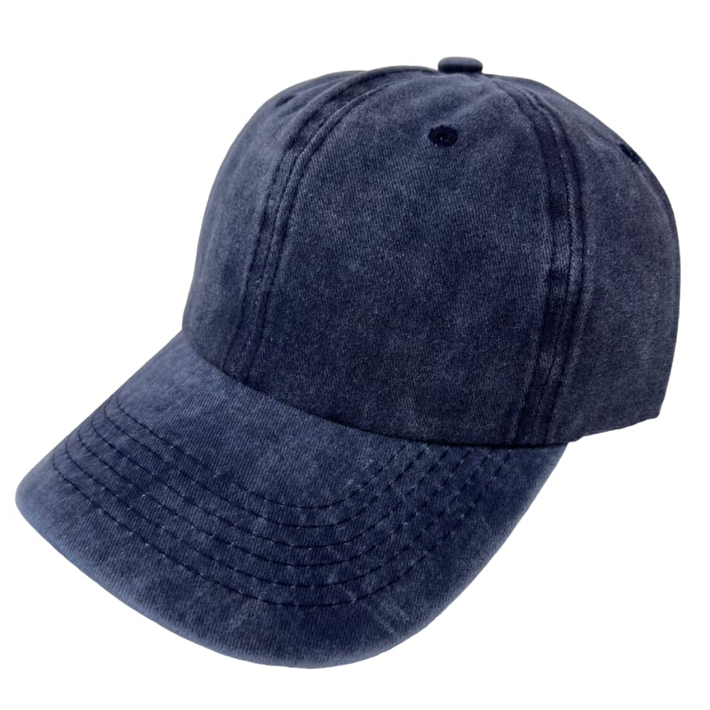 Roytrense Unisex 100% Cotton Washed Low Profile Dad Hat - Adjustable Baseball Cap for Outdoor Activities