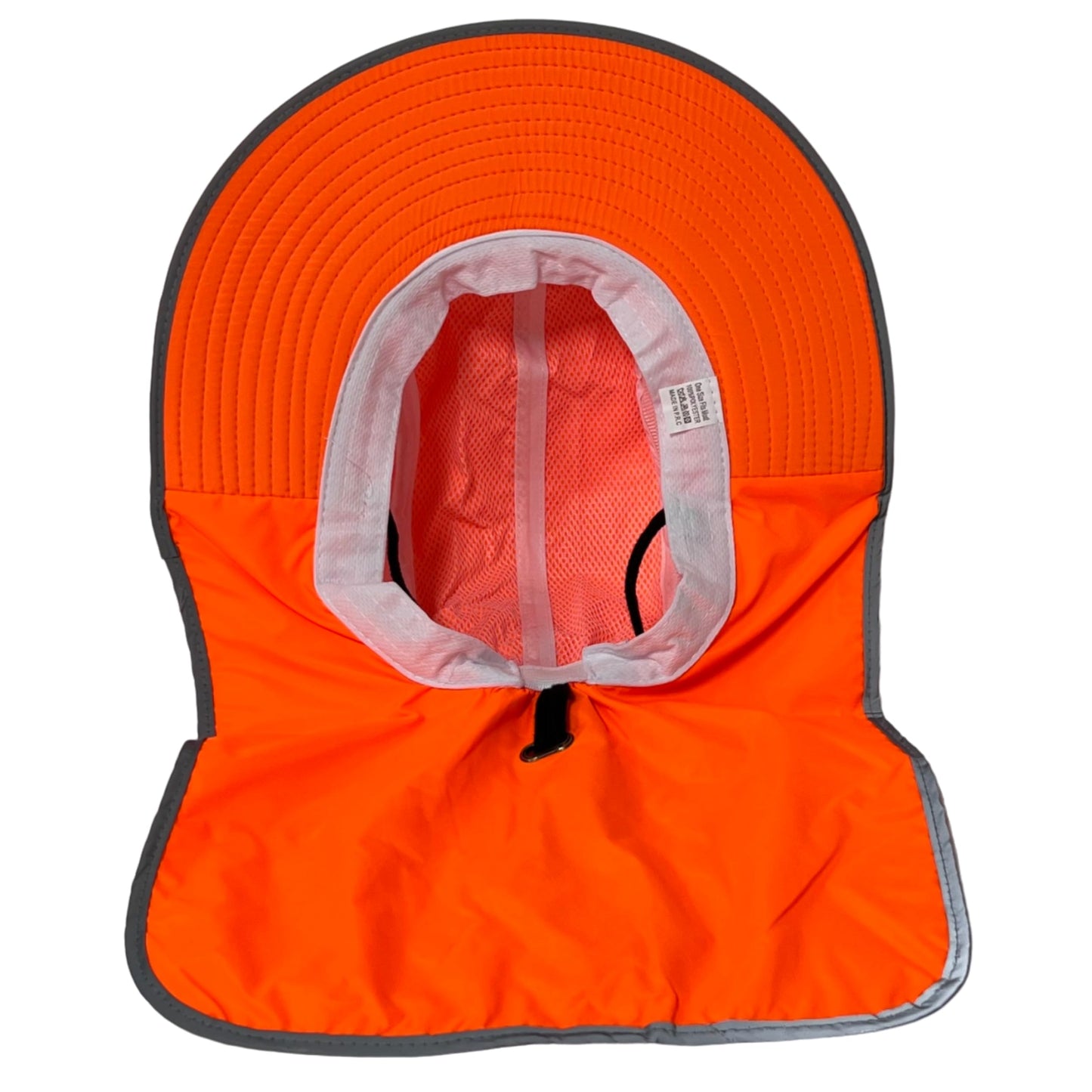 Packable and Adjustable Neon Boonie Sun Hat with Neck Flap