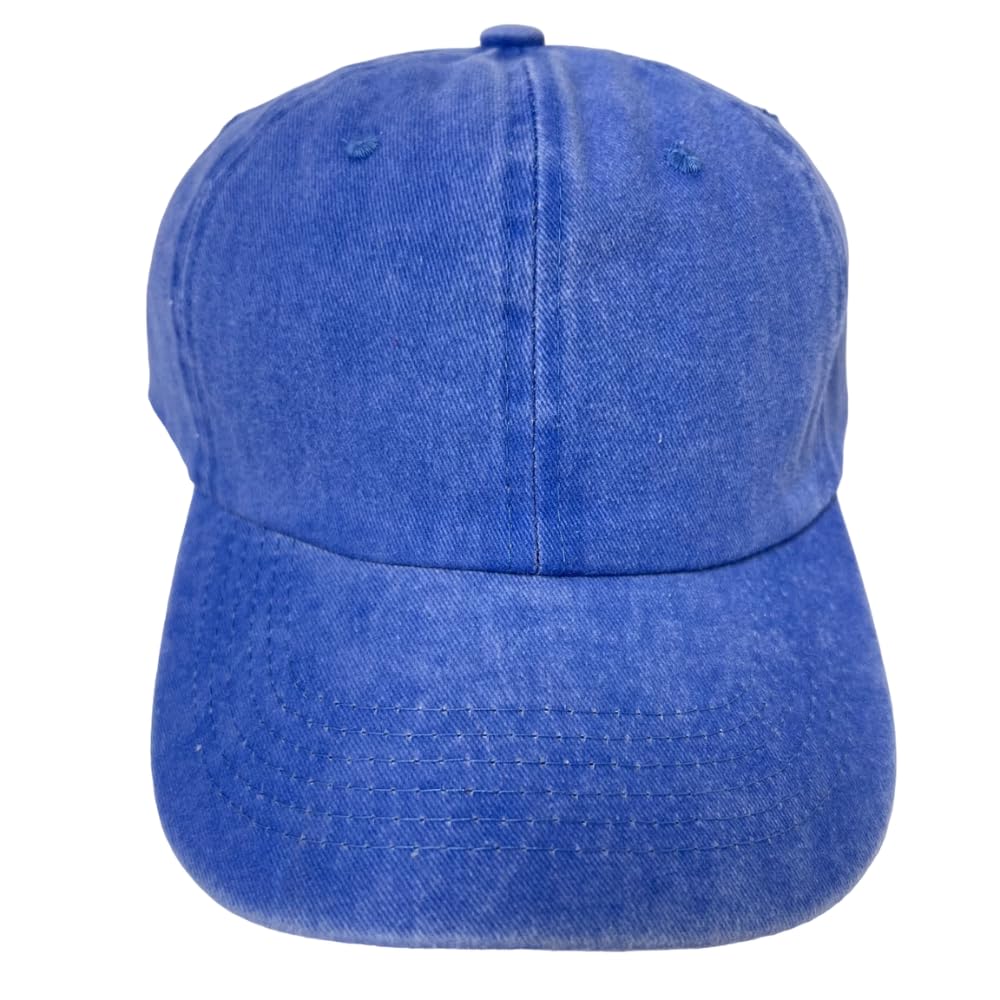 Roytrense Unisex 100% Cotton Washed Low Profile Dad Hat - Adjustable Baseball Cap for Outdoor Activities