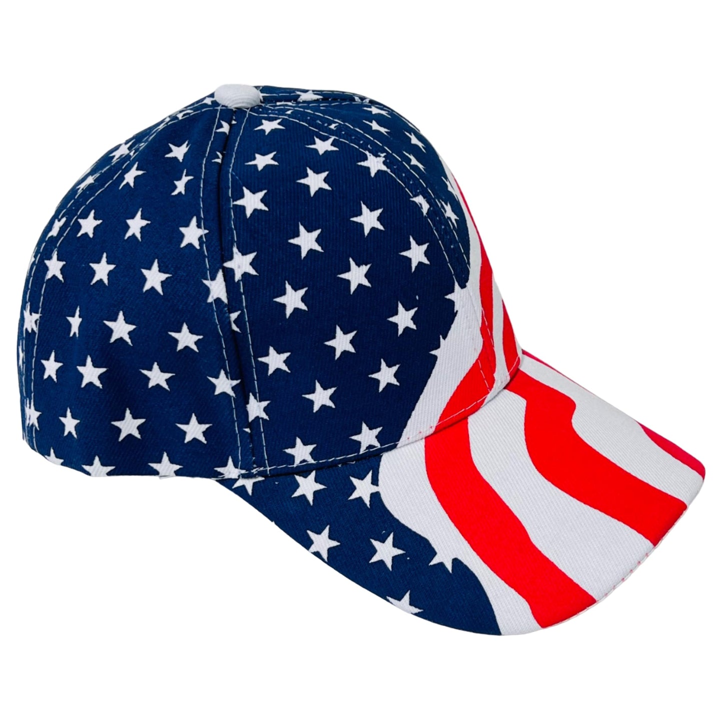Roytrense Unisex American Flag Adjustable Baseball Cap