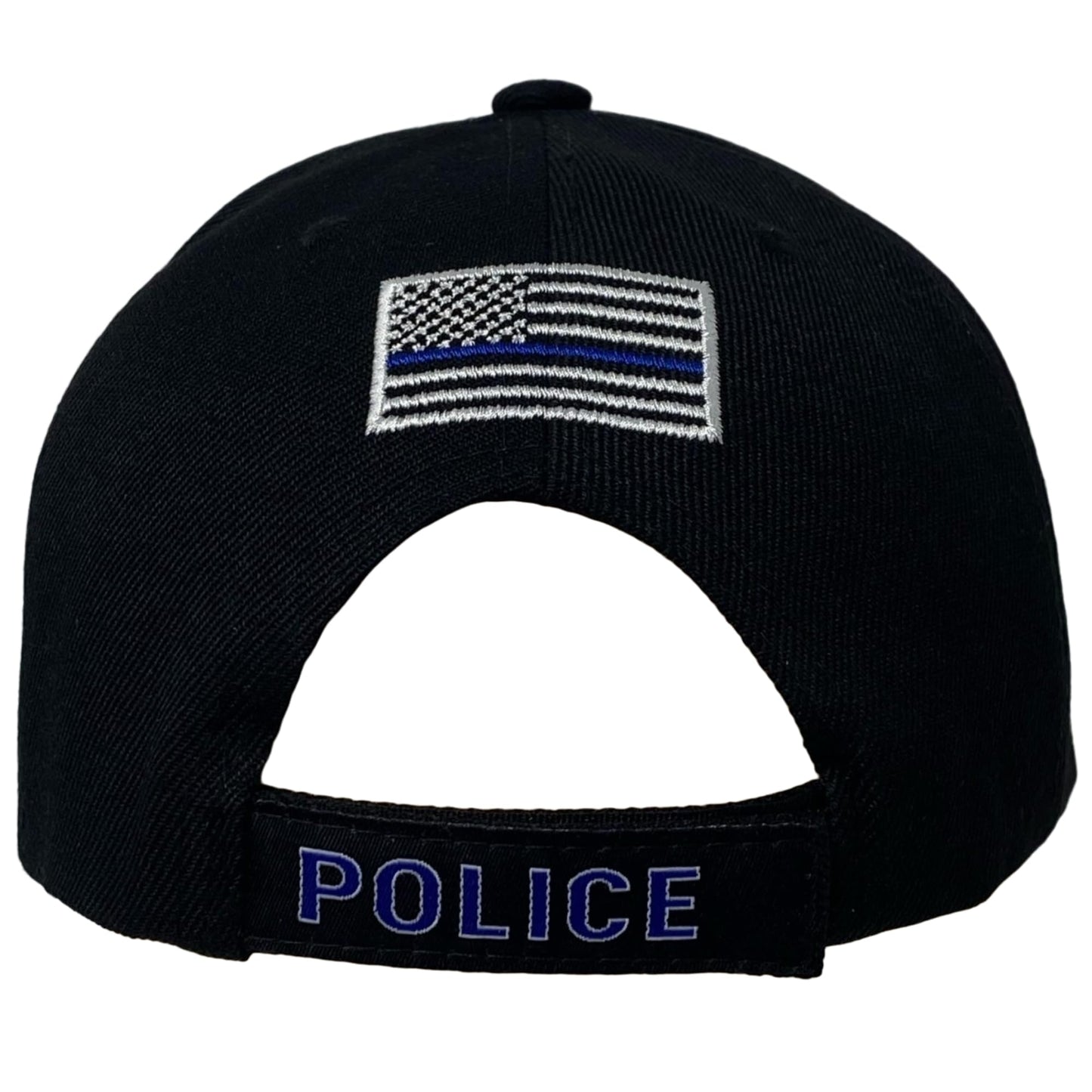 Roytrense Unisex Embroidered Police Baseball Cap – Blue Line Flag Embroidered Bill