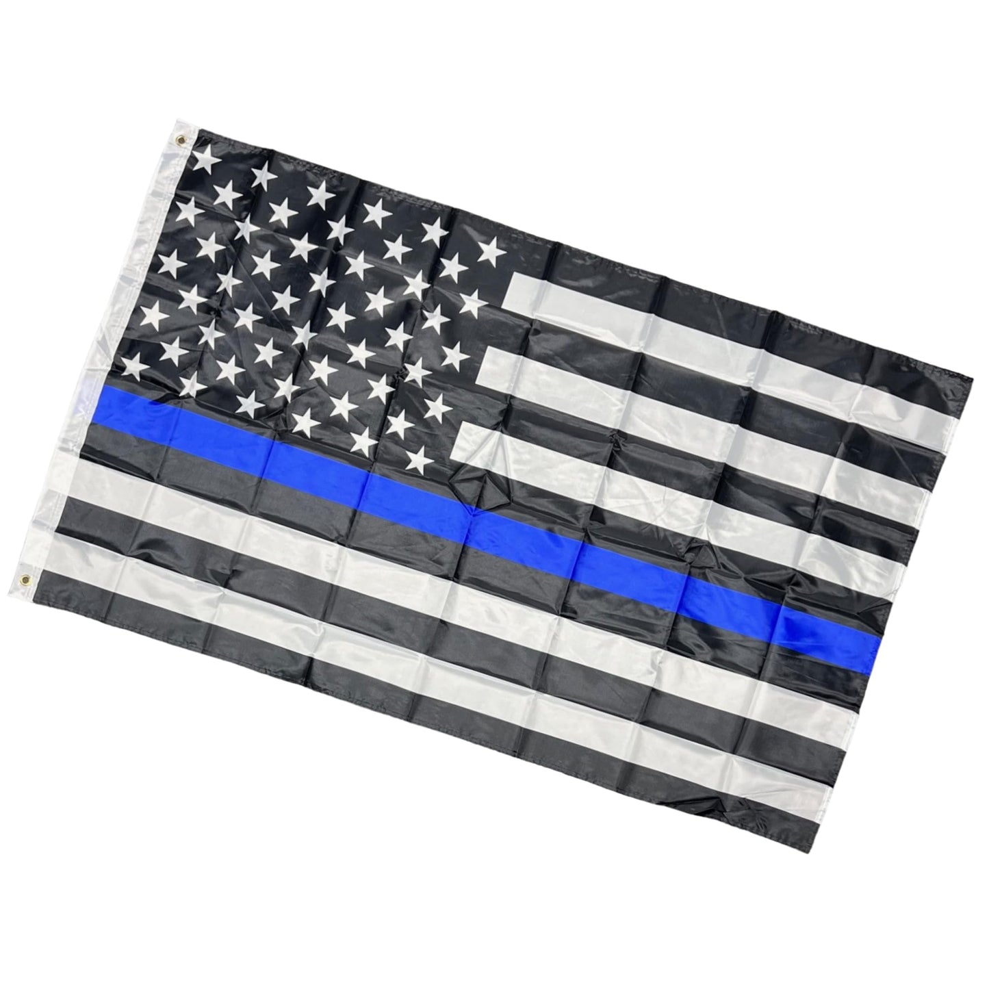 Double Stitched Blue Line American 3X5 Flag