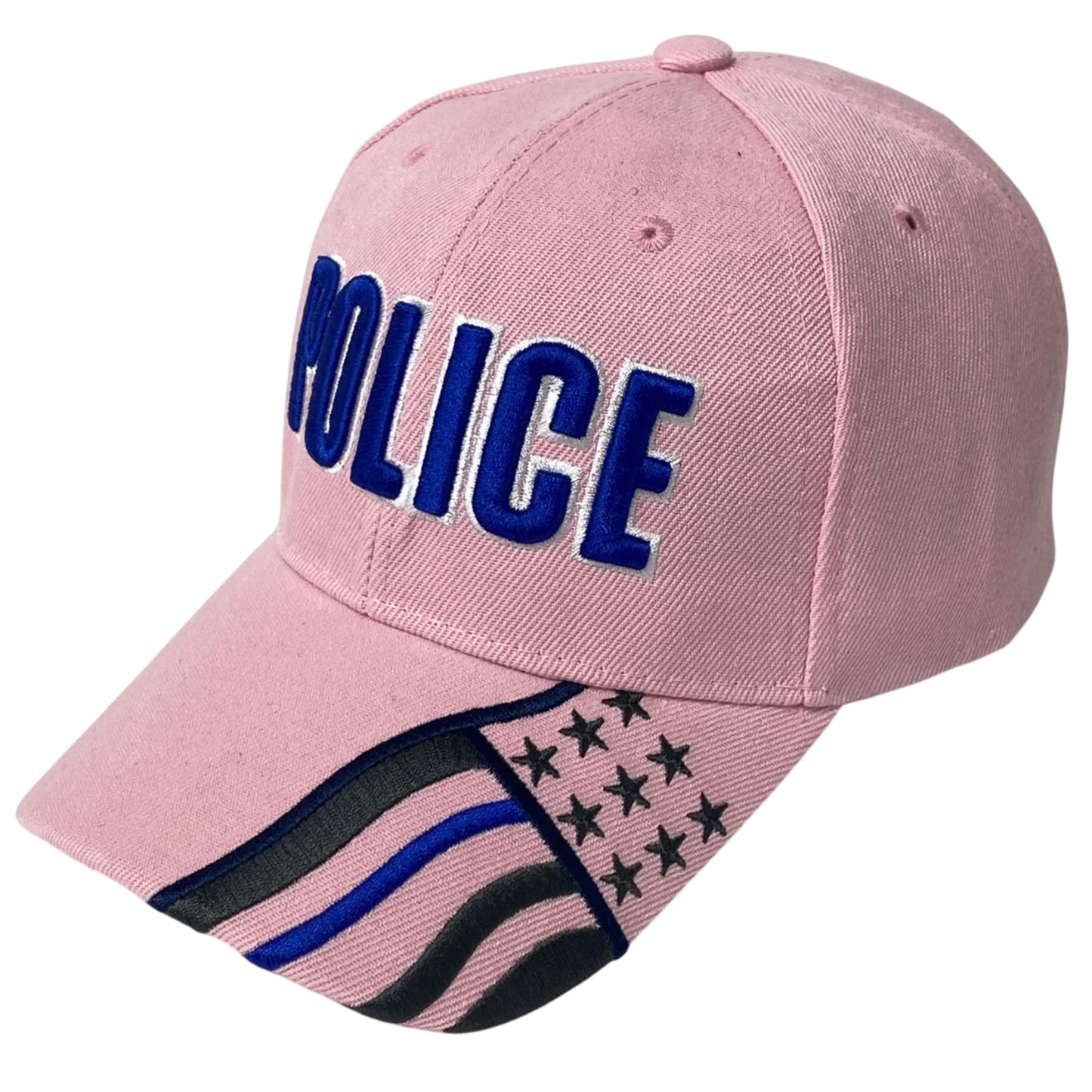 Roytrense Unisex Embroidered Police Baseball Cap – Blue Line Flag Embroidered Bill