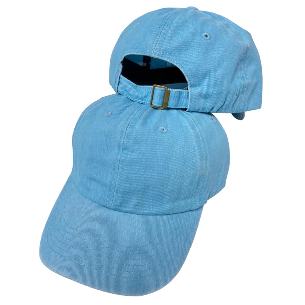 Roytrense Unisex 100% Cotton Washed Low Profile Dad Hat - Adjustable Baseball Cap for Outdoor Activities