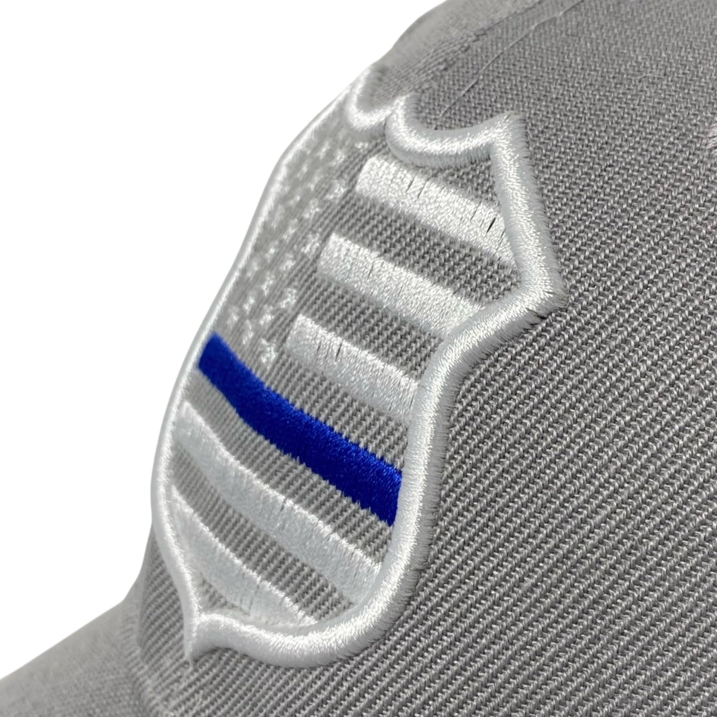 Roytrense Unisex Embroidered Blue Line Badge Baseball Cap – Patriotic Law Enforcement Support Hat