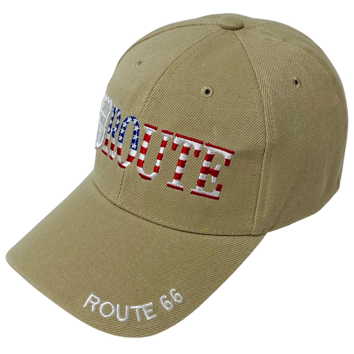 Roytrense Unisex Americana Route 66 Embroidered Baseball Cap - Travel Inspired Adjustable Dad Hat
