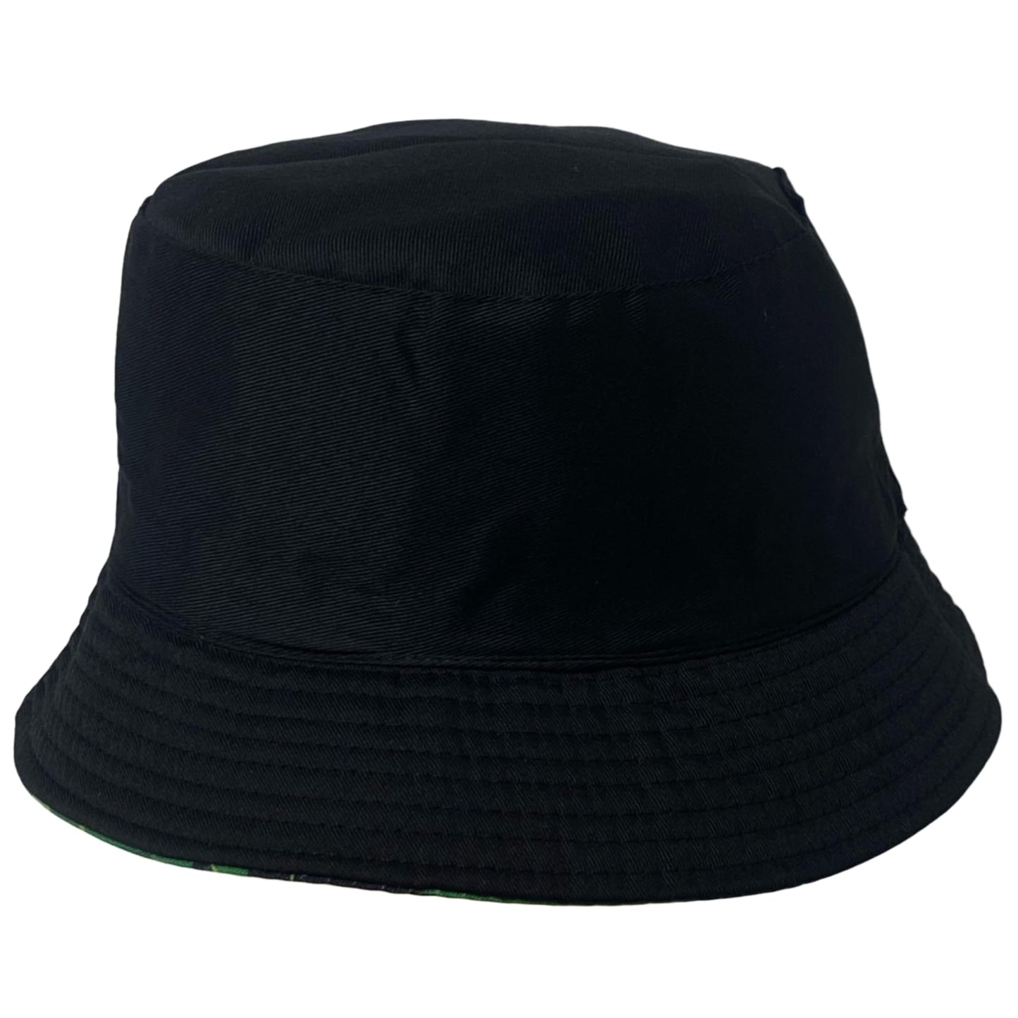 Unisex Marijuana Bucket Hat Reversible Double-Side-Wear Packable for Travel, Outdoors, and Beach