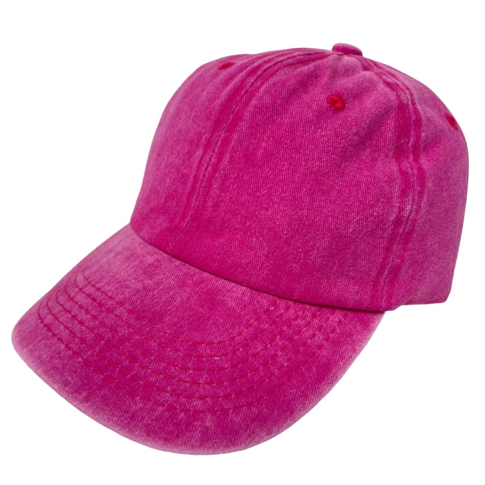 Roytrense Unisex 100% Cotton Washed Low Profile Dad Hat - Adjustable Baseball Cap for Outdoor Activities