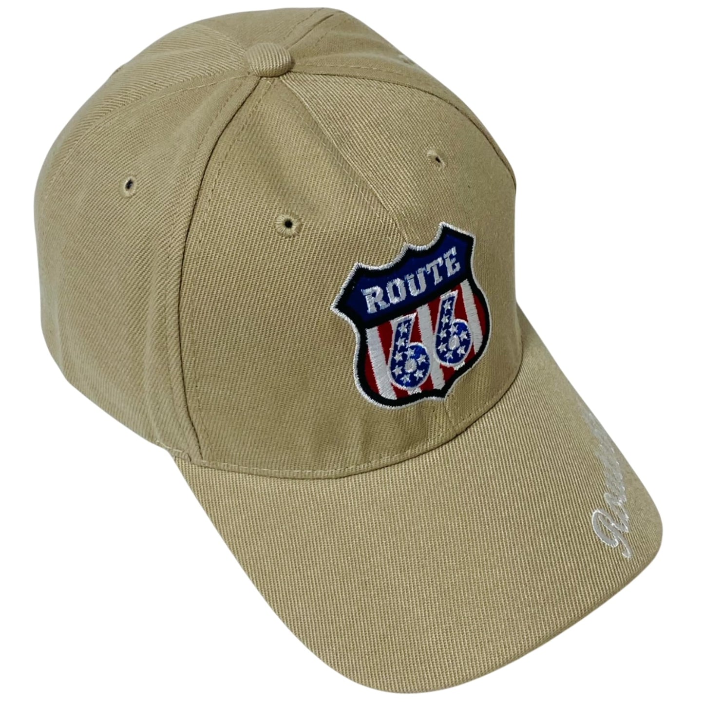Roytrense Unisex Route 66 Embroidered Baseball Cap - Travel Inspired Adjustable Dad Hat