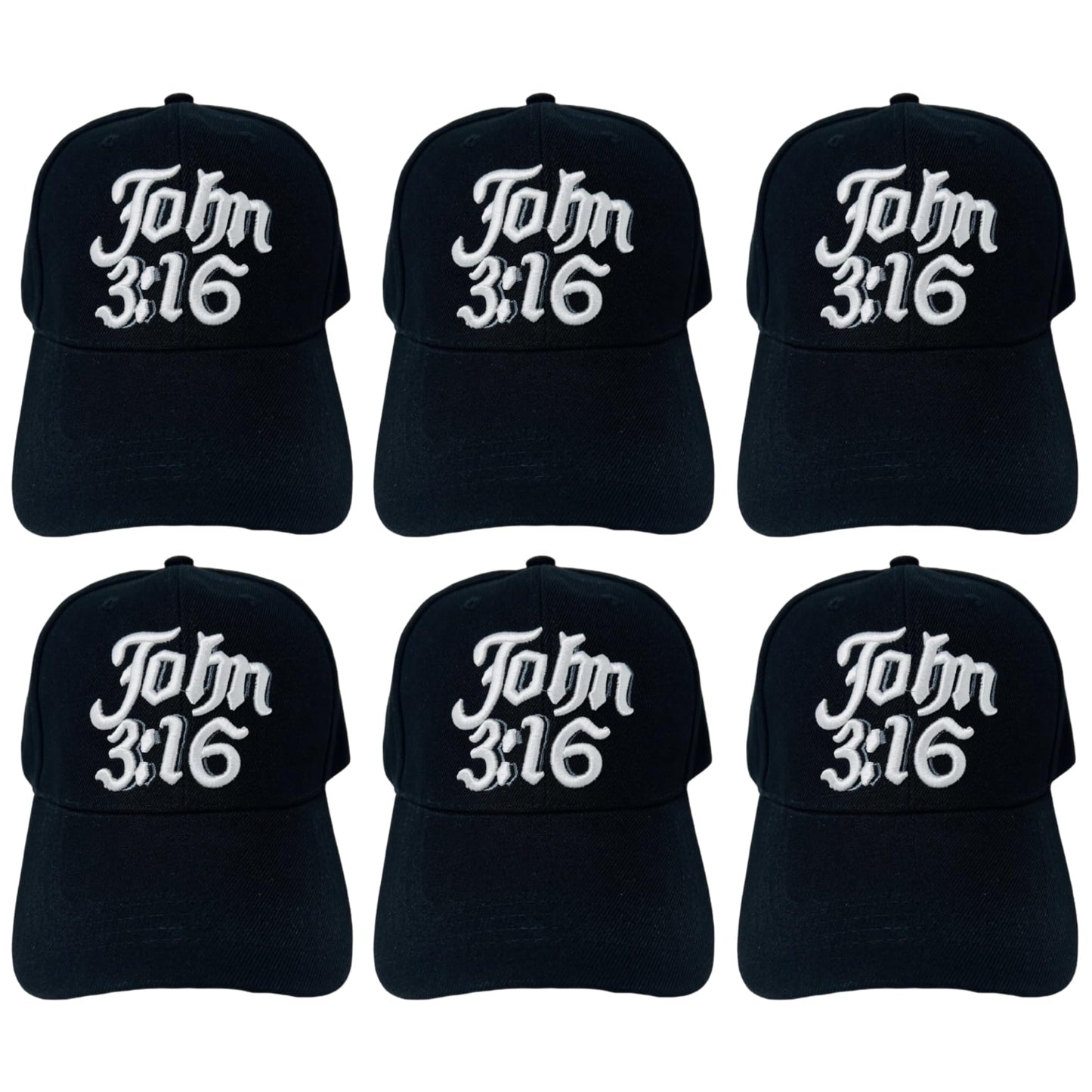 John 3:16 - Unisex Religious 3D Embroidered Baseball Cap
