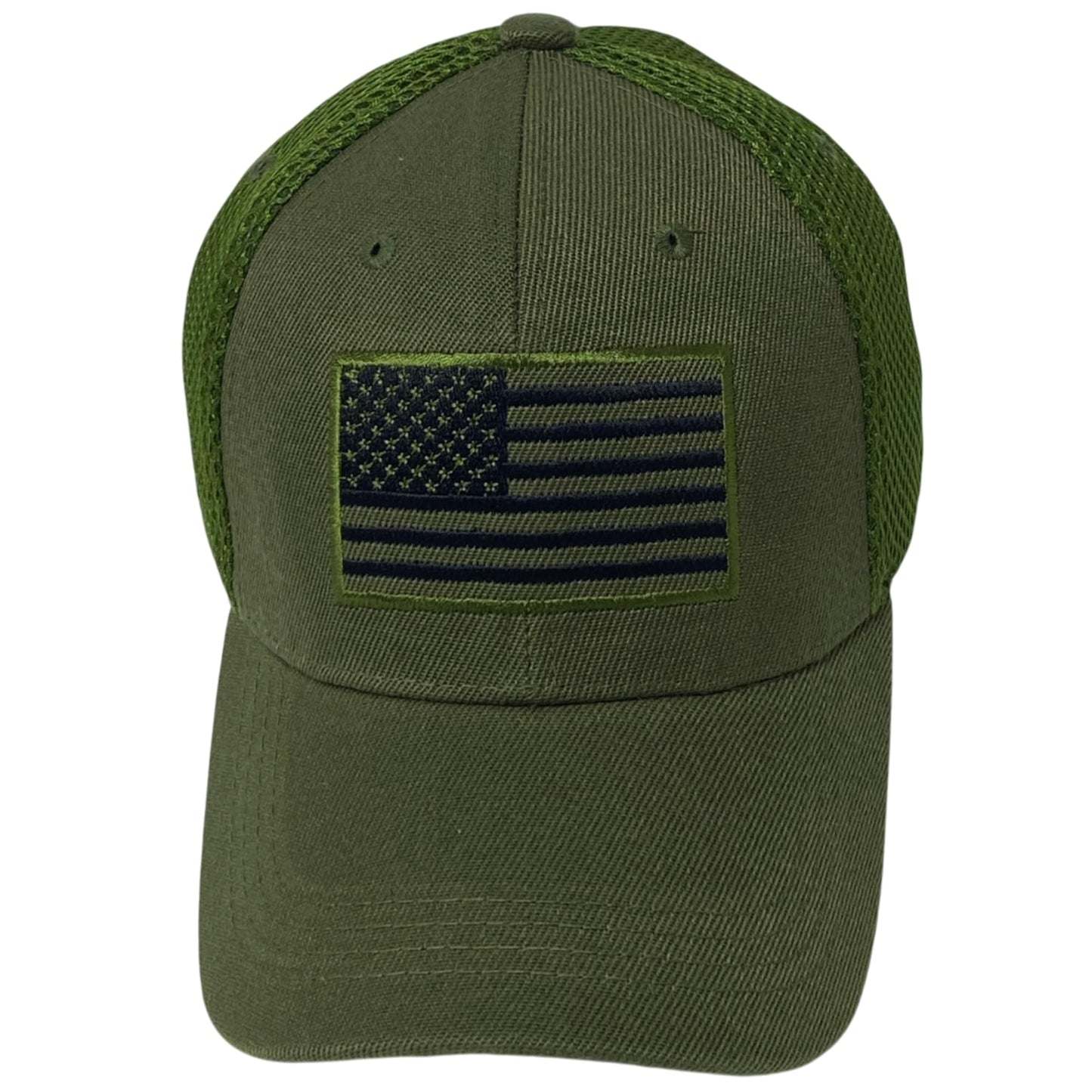Roytrense Unisex Embroidered Flag Baseball Cap – Patriotic Mesh Dad Hat