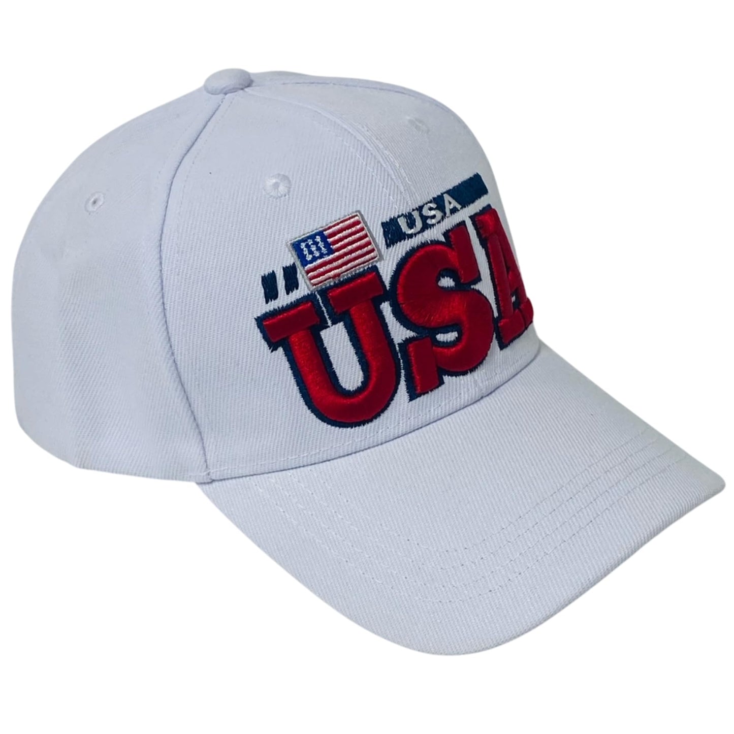 Roytrense Unisex Embroidered USA Flag Hat – Adjustable Patriotic Baseball Cap
