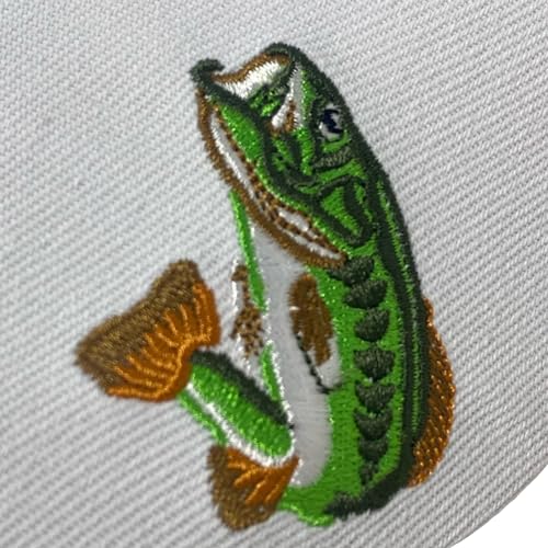 Embroidered Born to Fish Forced to Work Adjustable Baseball Cap
