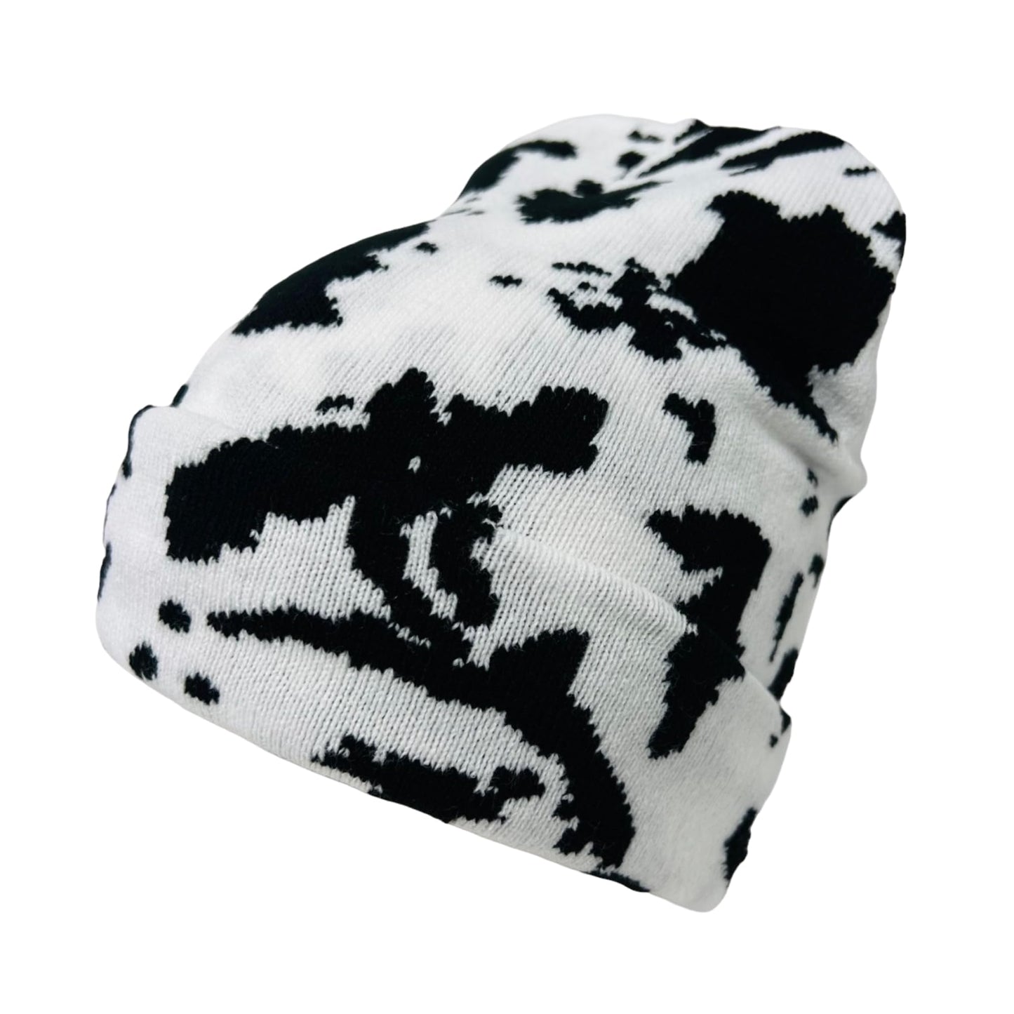 Child Unisex Animal Print Winter Knit Beanie
