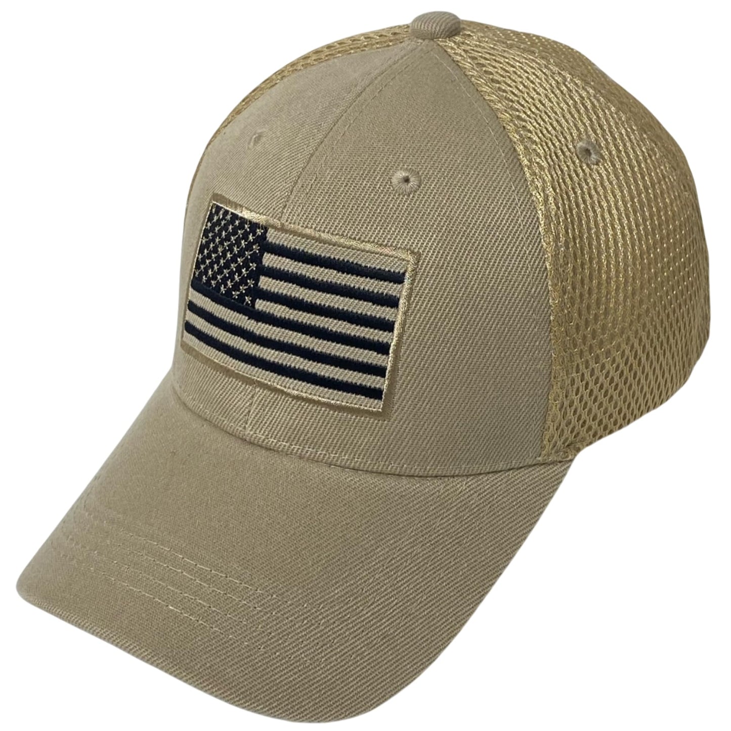 Roytrense Unisex Embroidered Flag Baseball Cap – Patriotic Mesh Dad Hat