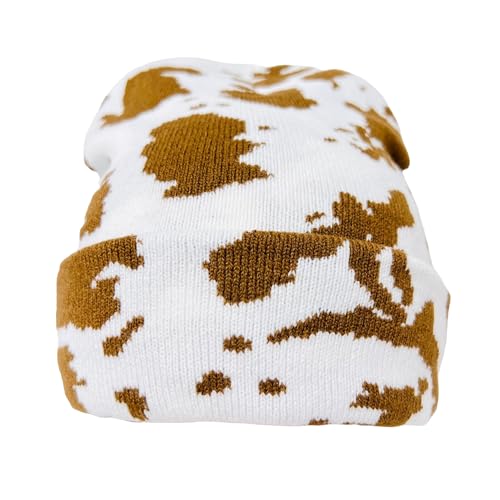Child Unisex Animal Print Winter Knit Beanie