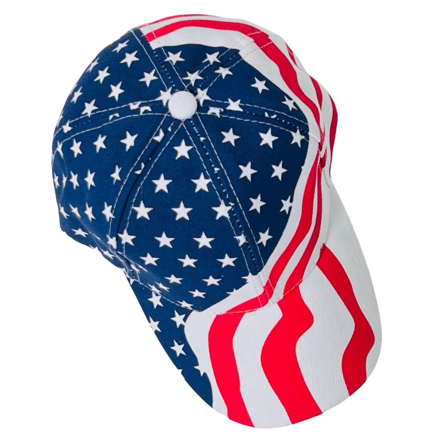Roytrense Unisex American Flag Adjustable Baseball Cap
