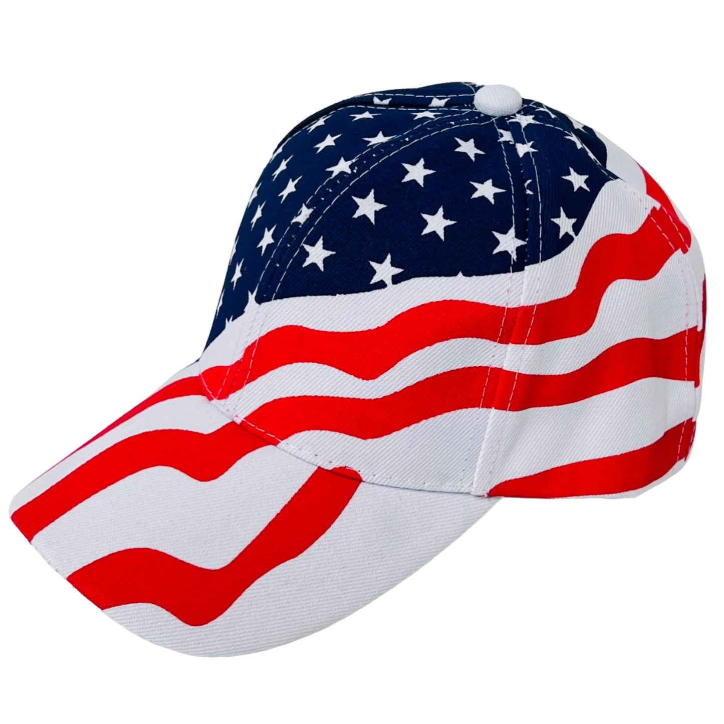 Roytrense Unisex American Flag Adjustable Baseball Cap