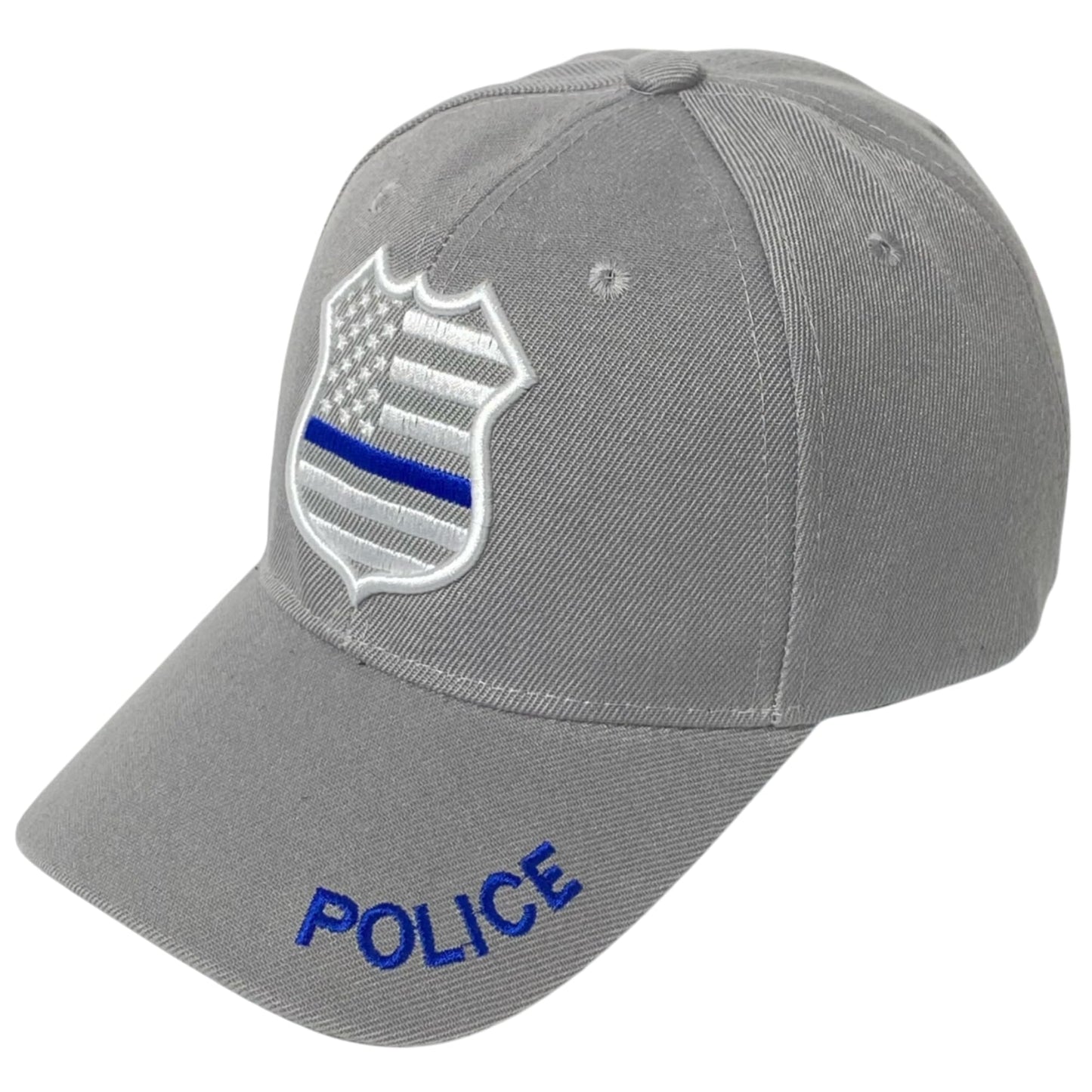 Roytrense Unisex Embroidered Blue Line Badge Baseball Cap – Patriotic Law Enforcement Support Hat