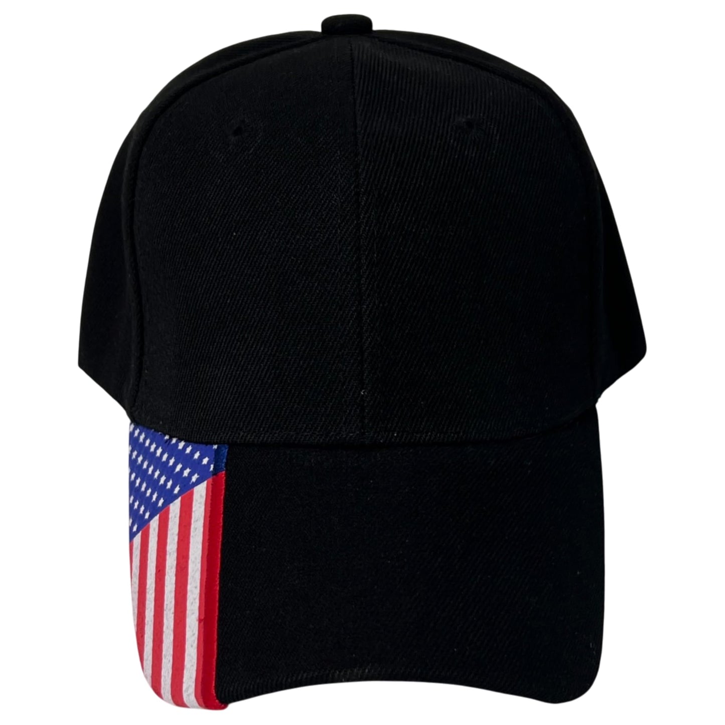 Roytrense Embroidered Flag Unisex Adjustable Solid Baseball Cap