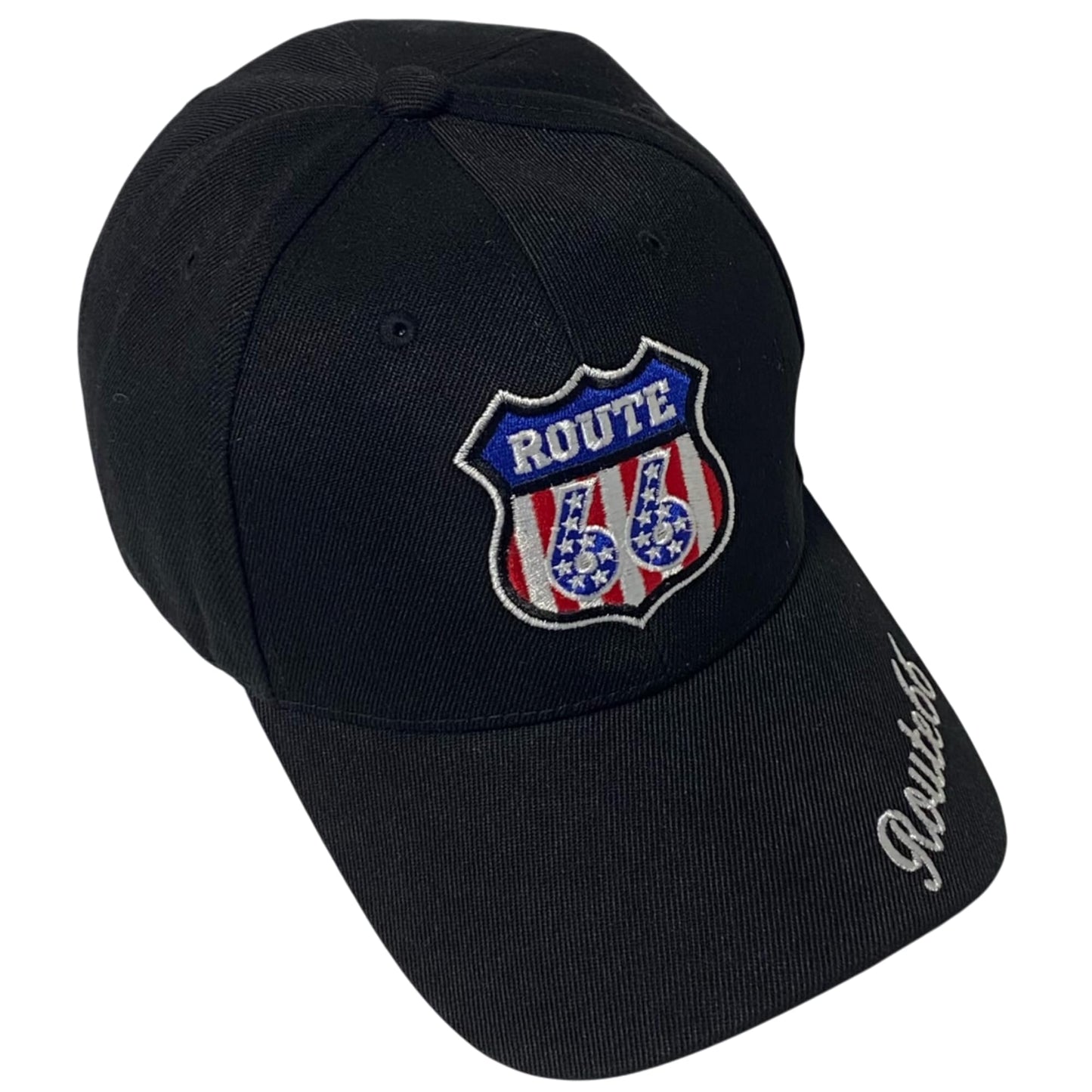 Roytrense Unisex Route 66 Embroidered Baseball Cap - Travel Inspired Adjustable Dad Hat