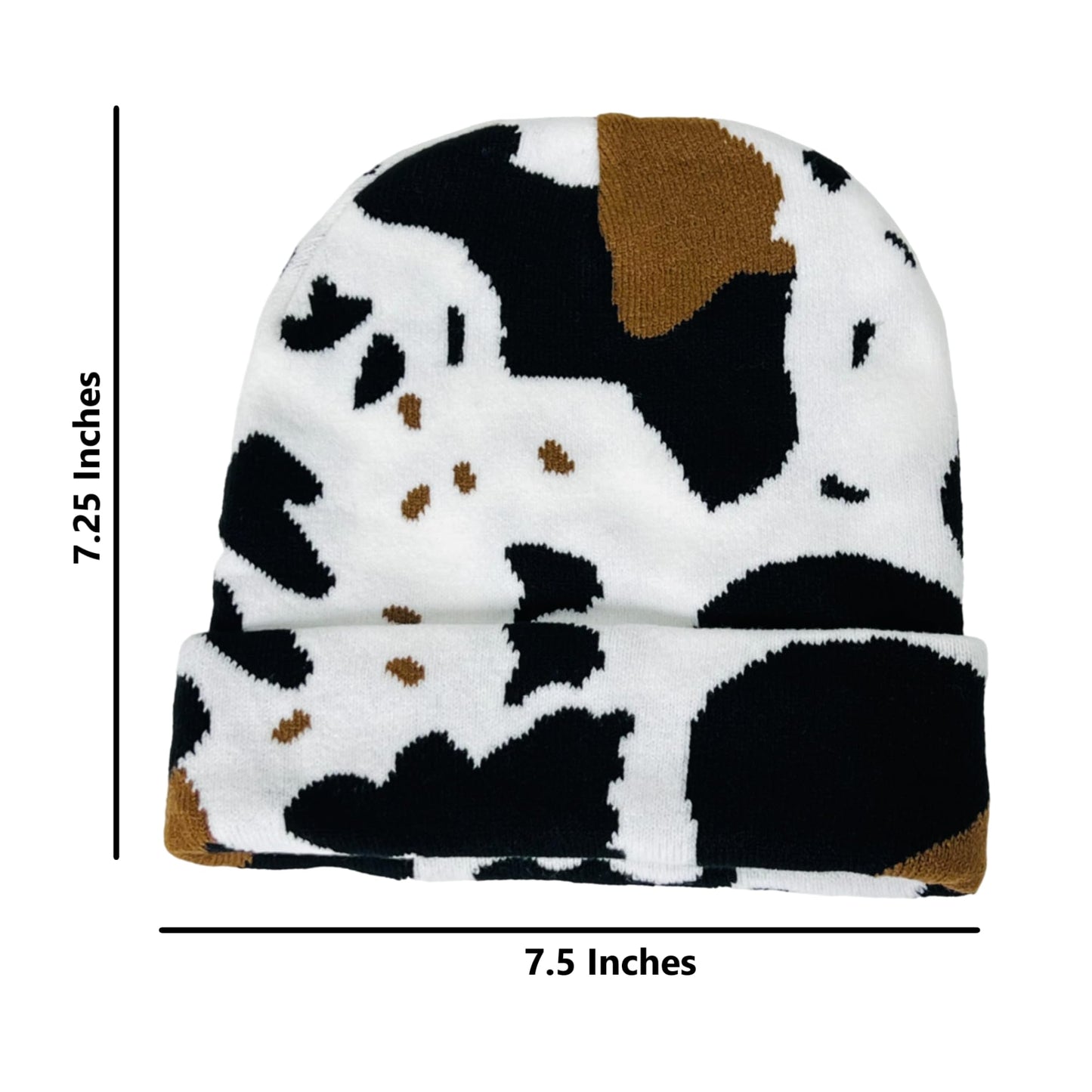 Child Unisex Animal Print Winter Knit Beanie