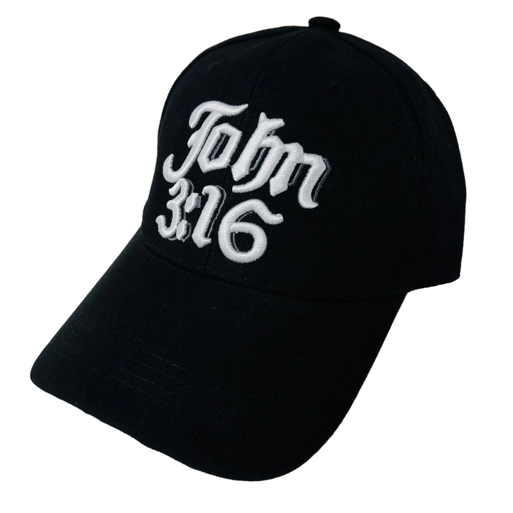 John 3:16 - Unisex Religious 3D Embroidered Baseball Cap