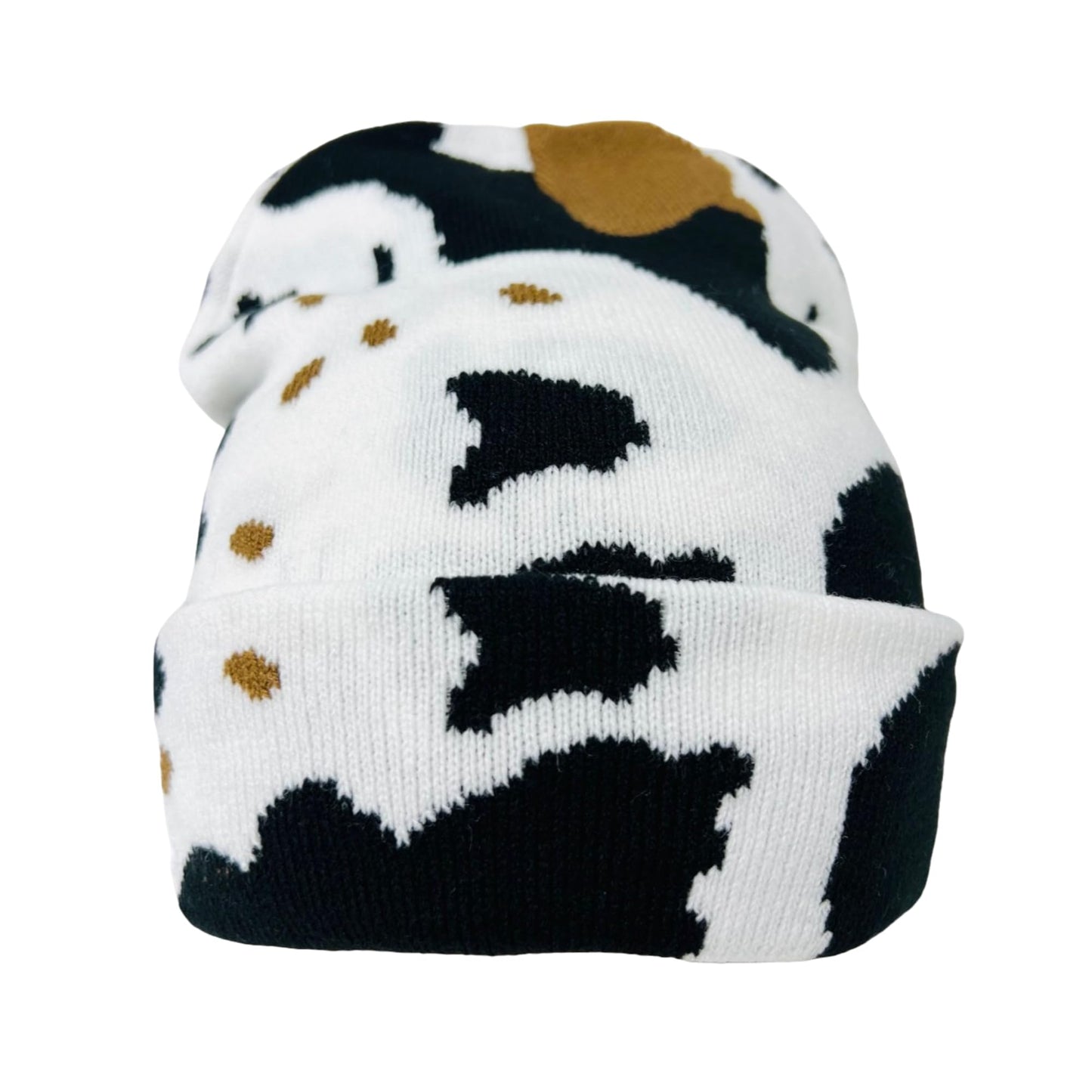 Child Unisex Animal Print Winter Knit Beanie