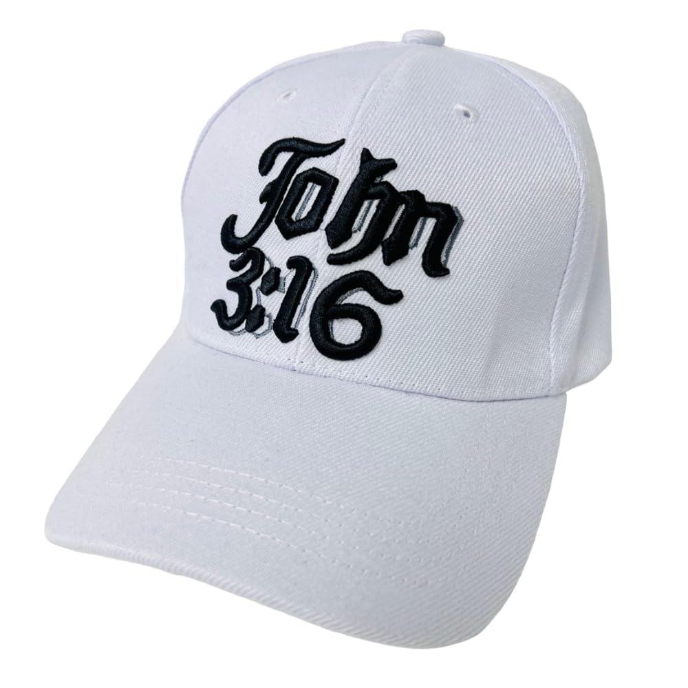John 3:16 - Unisex Religious 3D Embroidered Baseball Cap