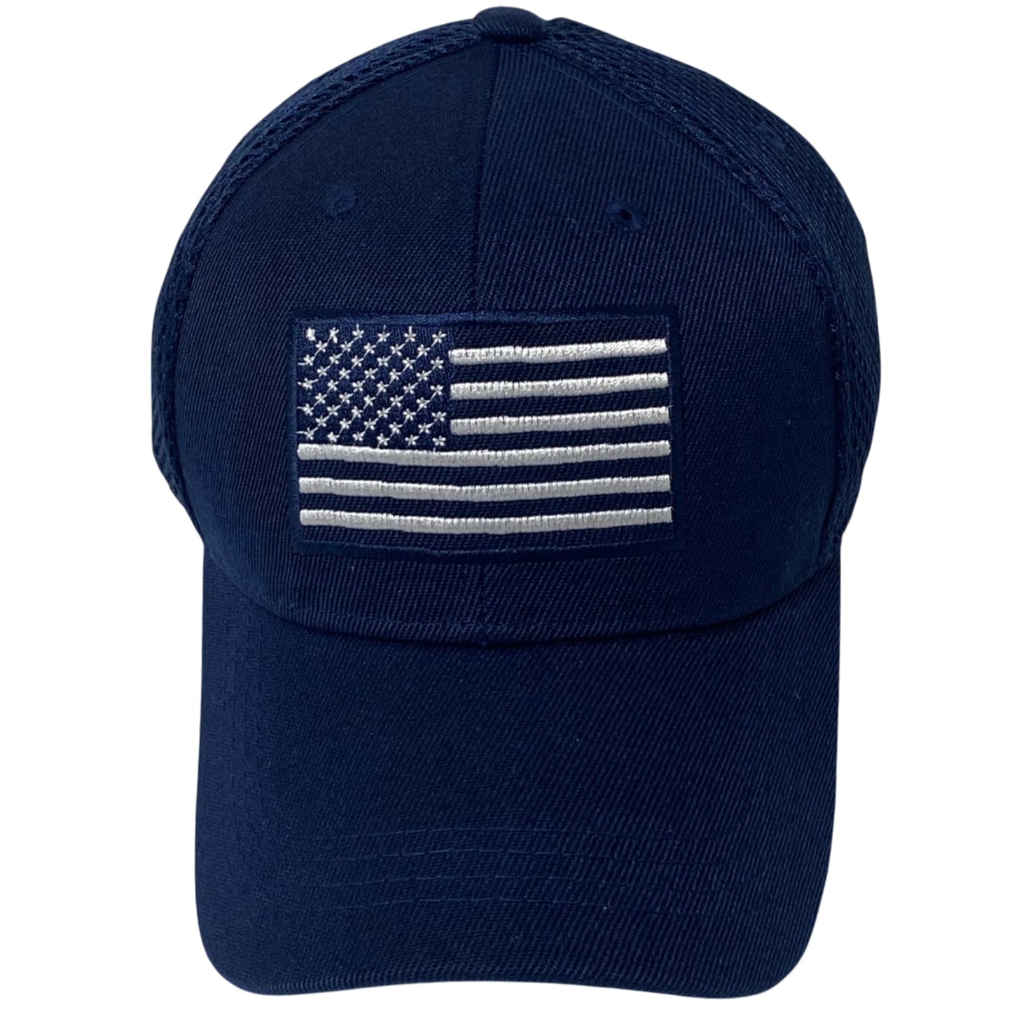Roytrense Unisex Embroidered Flag Baseball Cap – Patriotic Mesh Dad Hat