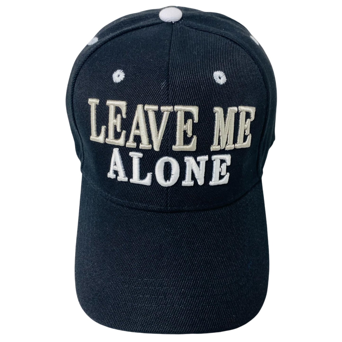 Unisex Embroidered Novelty Leave Me Alone Baseball Cap